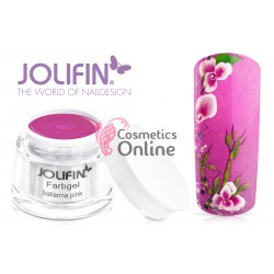 Gel UV Jolifin cu sidef Ballerina Pink 5 ml + 1 Pigment Oglinda Cadou